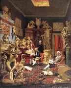 ZOFFANY  Johann Charles Towneley in his Sculpture Gallery oil painting
